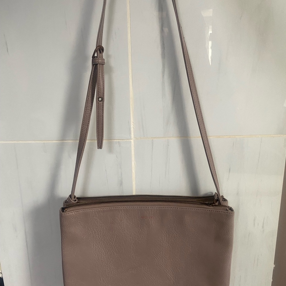 Elegant Taupe Shoulder Bag